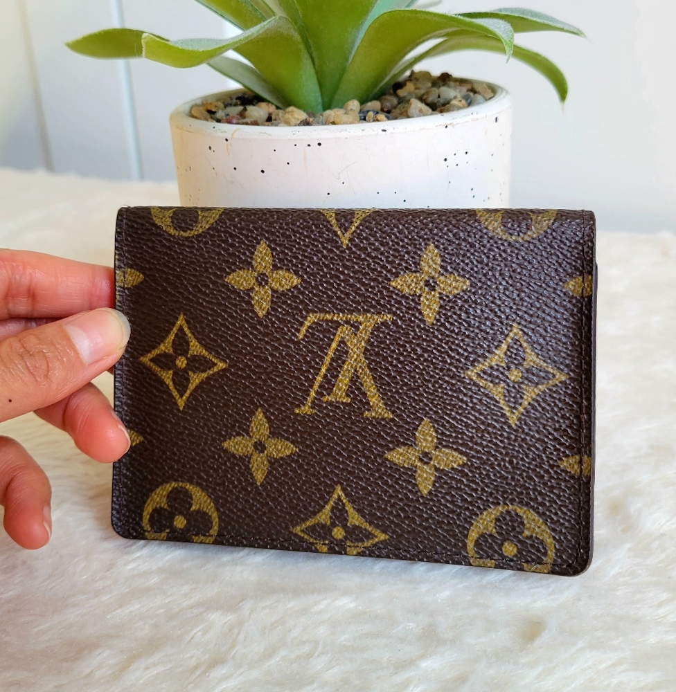 ๐Louis Vuitton ID Card Bifold Wallet Monogram